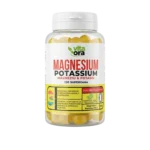 Magneziu și Potasiu Adulți - Susține Musculatura, Sistemul nervos și Cardiovascular, Reduce Oboseala - Tehnologie SuperGelée Vita Ora