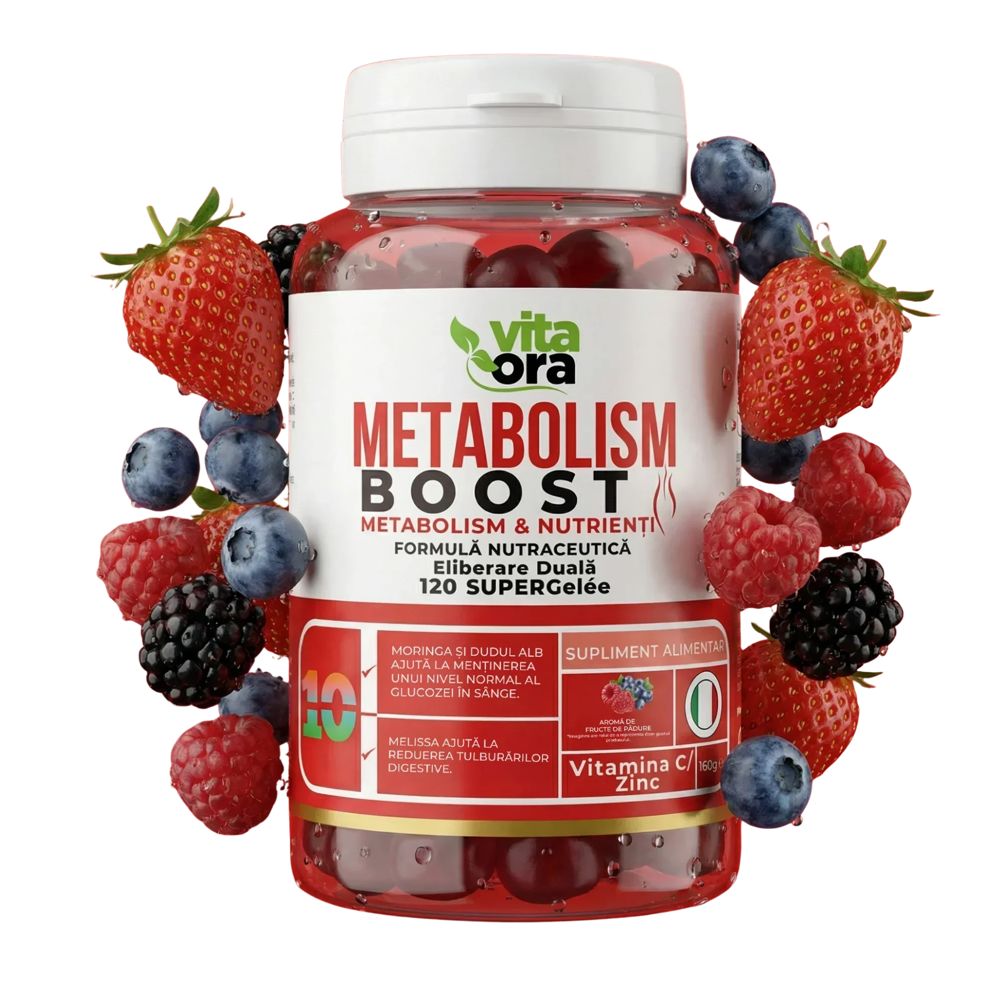 Metabolism Boost SUPERGelée - Suport pentru Metabolism și Energie, Tehnologie Supergelée Vita Ora