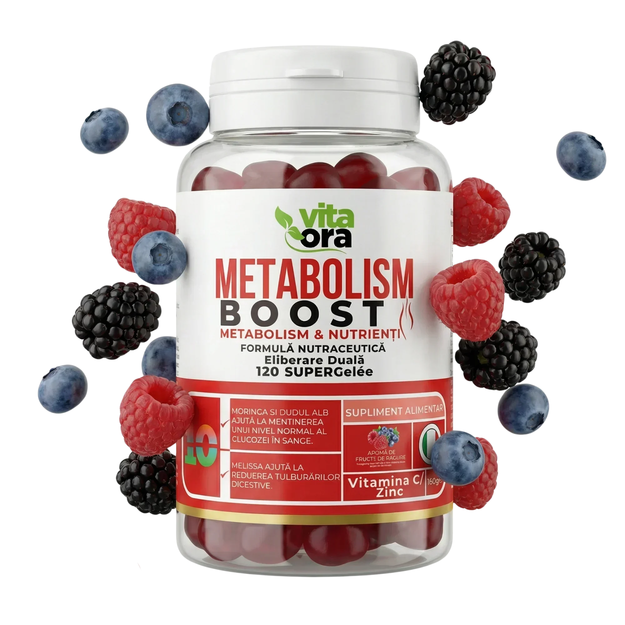 Metabolism Boost SUPERGelée - Suport pentru Metabolism și Energie, Tehnologie Supergelée Vita Ora 1 Cutie - Vita Ora - imagine 3