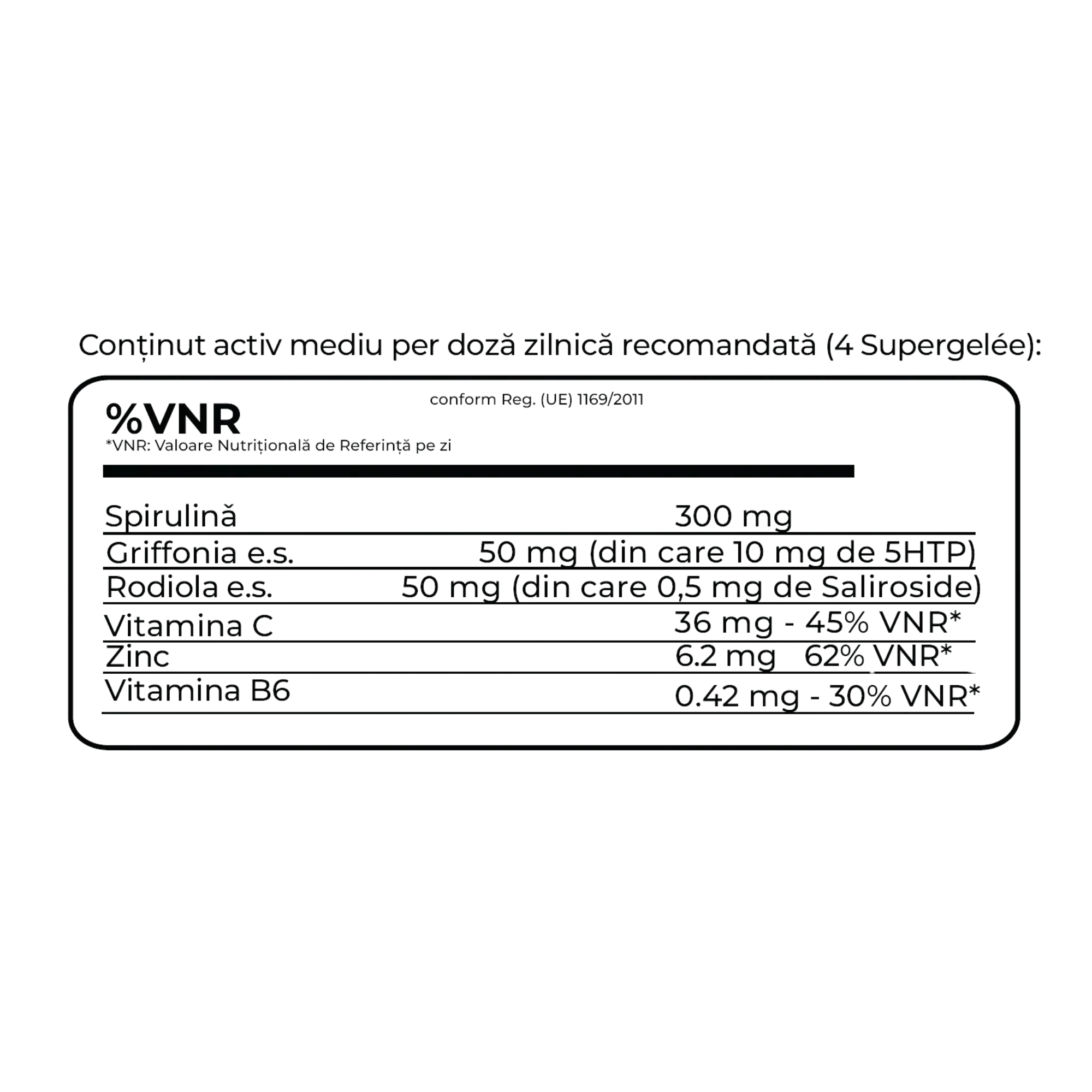 Spirulina Forte SUPERGelée - Suport pentru Energie și Stare de Bine - Tehnologie Supergelée, Vita Ora 1 Cutie - Vita Ora - imagine 4