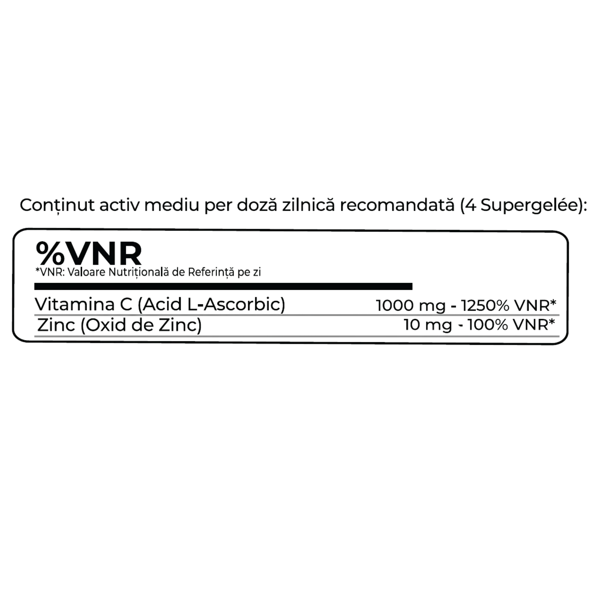 Vitamina C &amp; Zinc SUPERGelée - Supliment pentru Imunitate și Energie Zilnică (Adulți), Tehnologia Supergelée Vita Ora 1 Cutie - Vita Ora - imagine 4