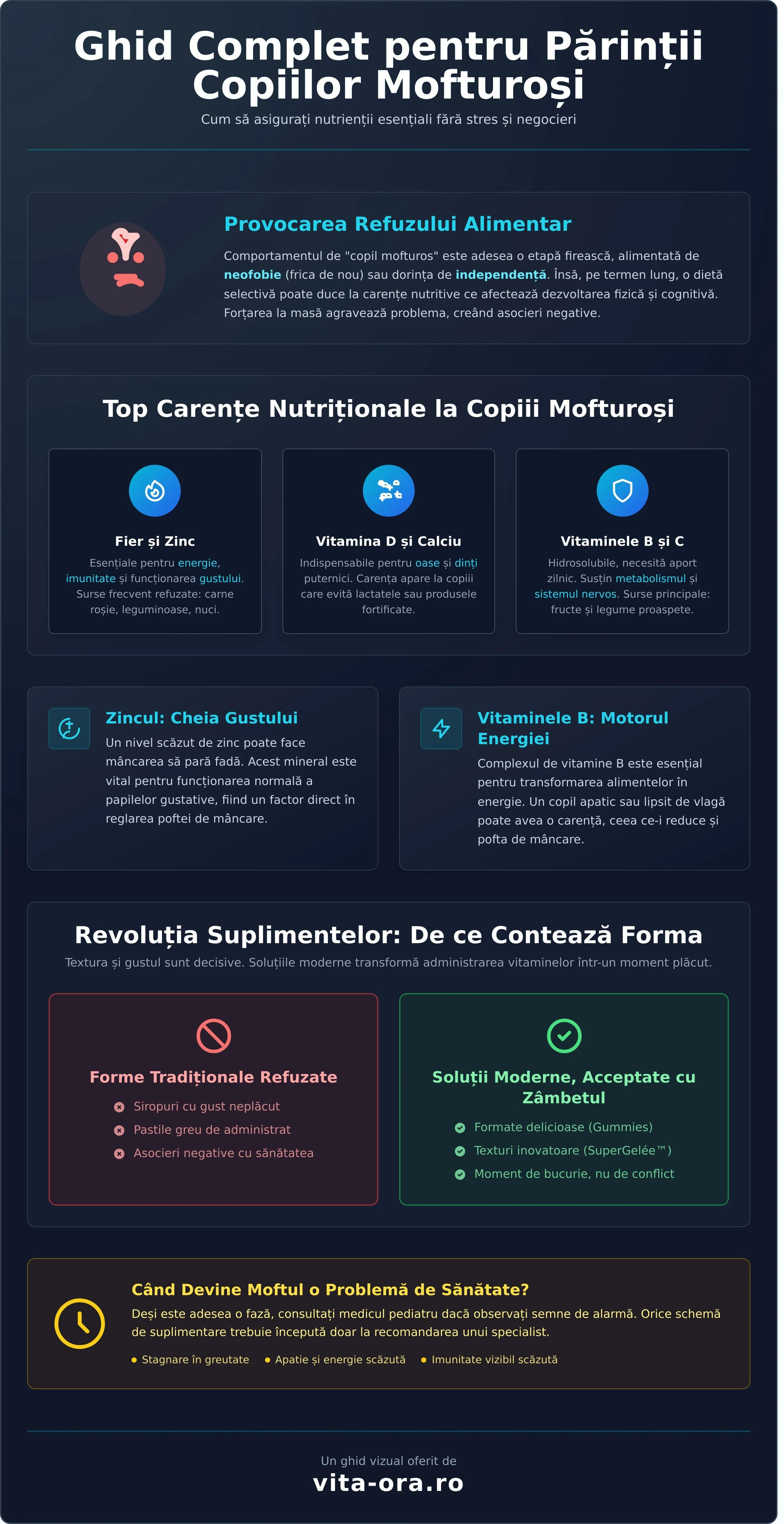 Suplimente pentru copii mofturoși la mâncare: Ghid complet pentru părinți în 2026