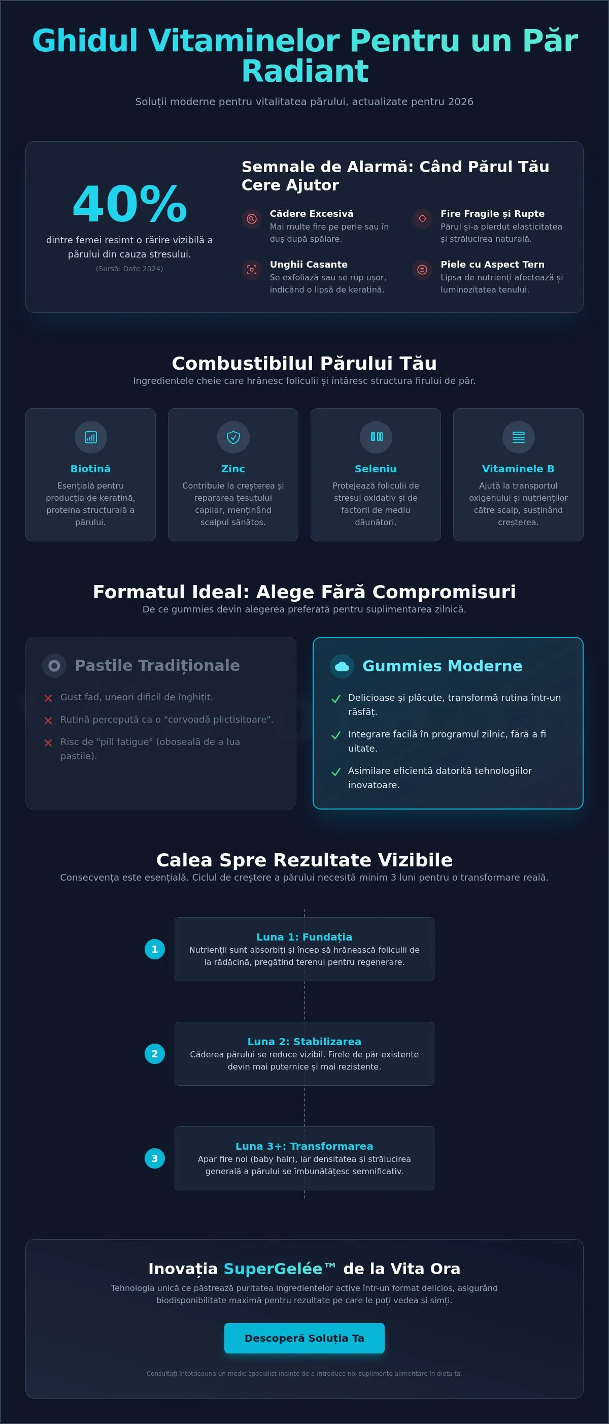 Vitamine pentru par: ghidul tau pentru alegerea suplimentului ideal in 2026