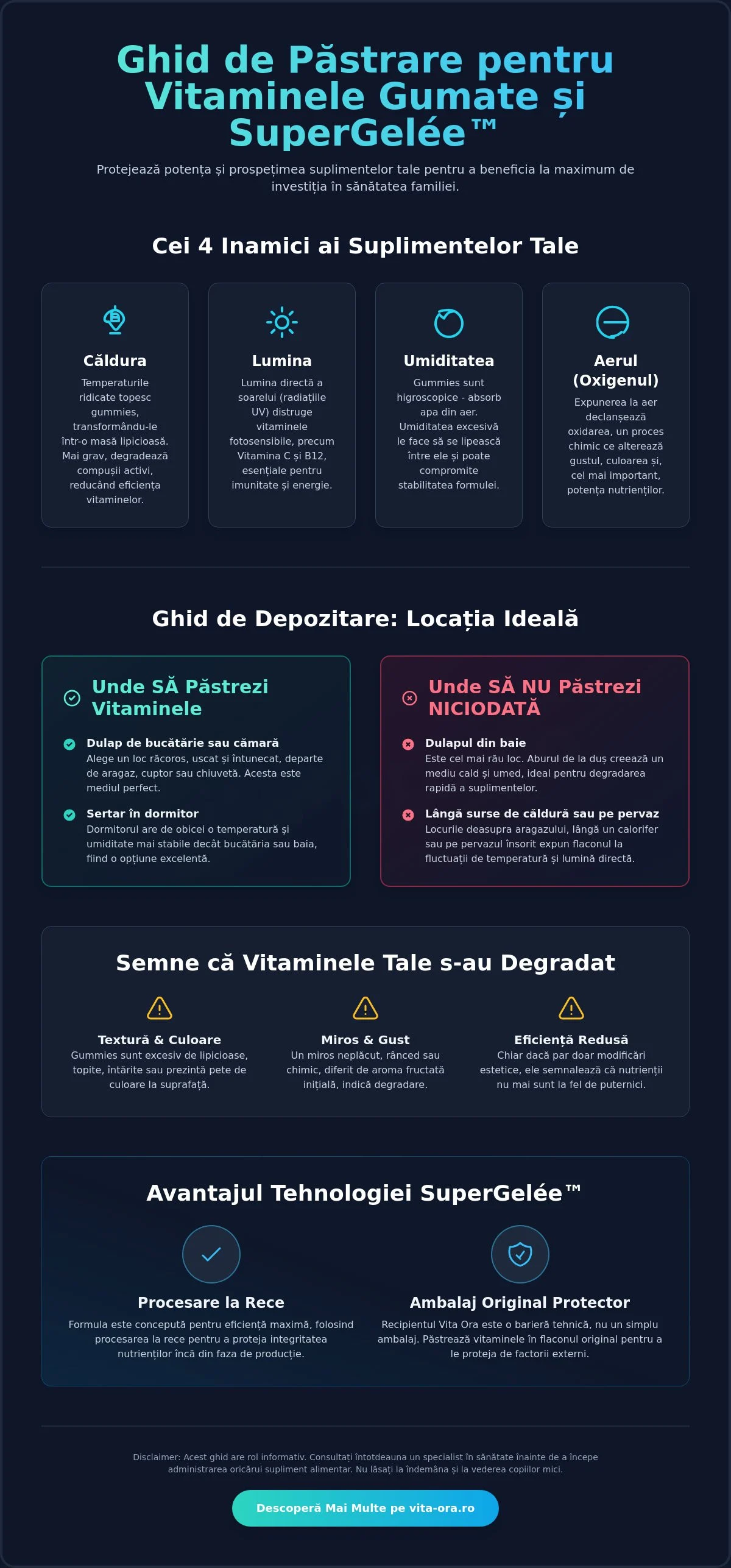 Cum se păstrează corect vitaminele gumate: Ghid pentru prospețime și eficiență în 2026